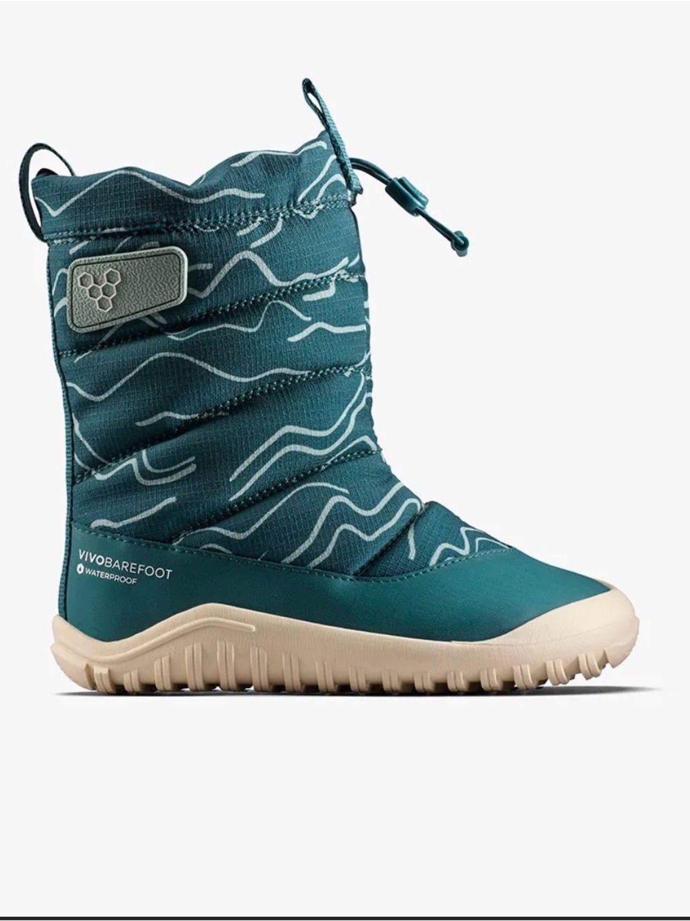 Vivobarefoot Kids Tracker AT Teal Waterproof Winter Boot